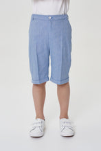 Load image into Gallery viewer, Classic Linen Shorts, Light Blue