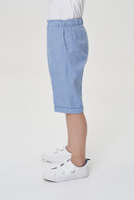 Load image into Gallery viewer, Classic Linen Shorts, Light Blue