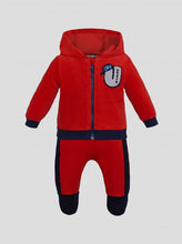 Load image into Gallery viewer, Two-Tone Velour Tracksuit