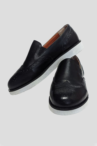 Contrast Platform Oxford Shoes