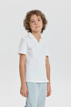 Cargar imagen en el visor de la galería, Textured Polo-Shirt