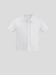 Short Sleeve Doted Shirt