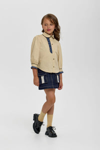 Ruffle Decorated Blouse