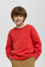 Load image into Gallery viewer, Contrast Trim Knit Sweater