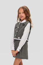 Cargar imagen en el visor de la galería, Stripe Vest and Skirt Set