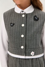 Cargar imagen en el visor de la galería, Stripe Vest and Skirt Set