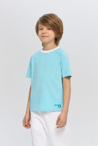 Sports T-shirt, Light Blue Melange