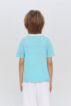 Cargar imagen en el visor de la galería, Sports T-shirt, Light Blue Melange
