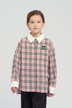 Load image into Gallery viewer, Contrast Collar Checkered Shirt