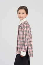 Load image into Gallery viewer, Contrast Collar Checkered Shirt