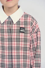 Load image into Gallery viewer, Contrast Collar Checkered Shirt