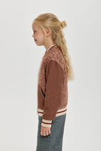 Cargar imagen en el visor de la galería, Tweed Combined Bomber Jacket