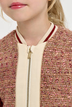 Cargar imagen en el visor de la galería, Tweed Combined Bomber Jacket