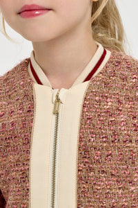 Tweed Combined Bomber Jacket