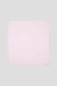 Classic Knit Blanket with Laces, Pink