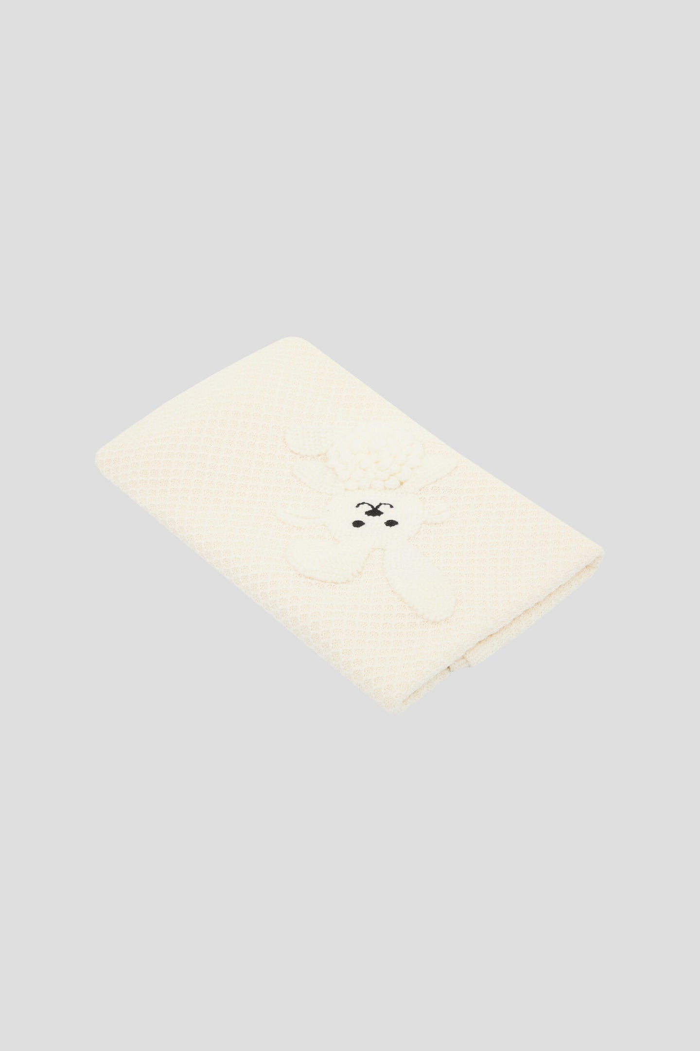 Knit Bunny Decor Blanket