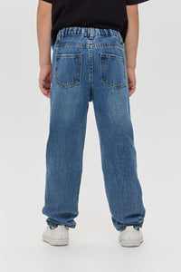 Stretch Waist Medium Wash Jeans