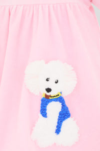 "Lovely Puppy" Velour Dress