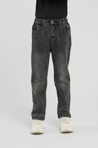 Stretch Waist Denim Pants