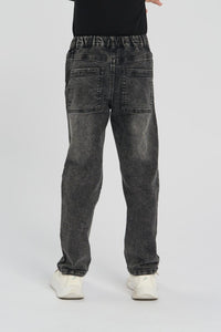 Stretch Waist Denim Pants