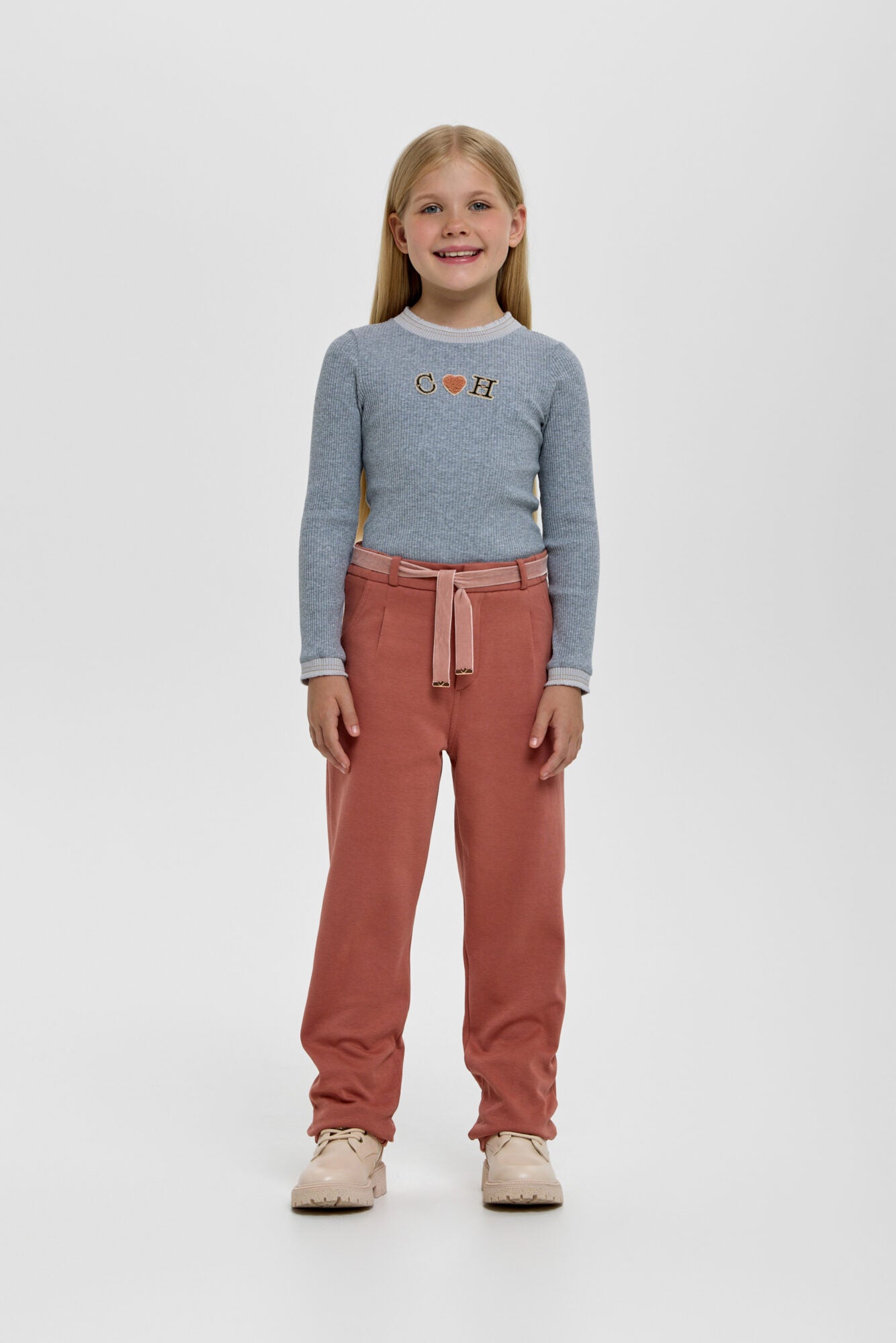 Velour Belt Pants