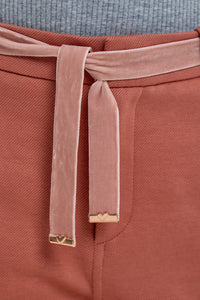 Velour Belt Pants