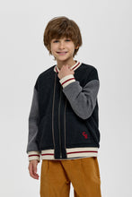 Cargar imagen en el visor de la galería, Contrast Sleeves Bomber Jacket