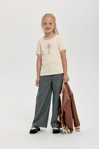 Rhinestones  Embellished Trousers