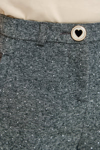 Rhinestones  Embellished Trousers