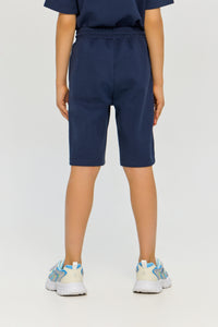 Textured Shorts with Laces