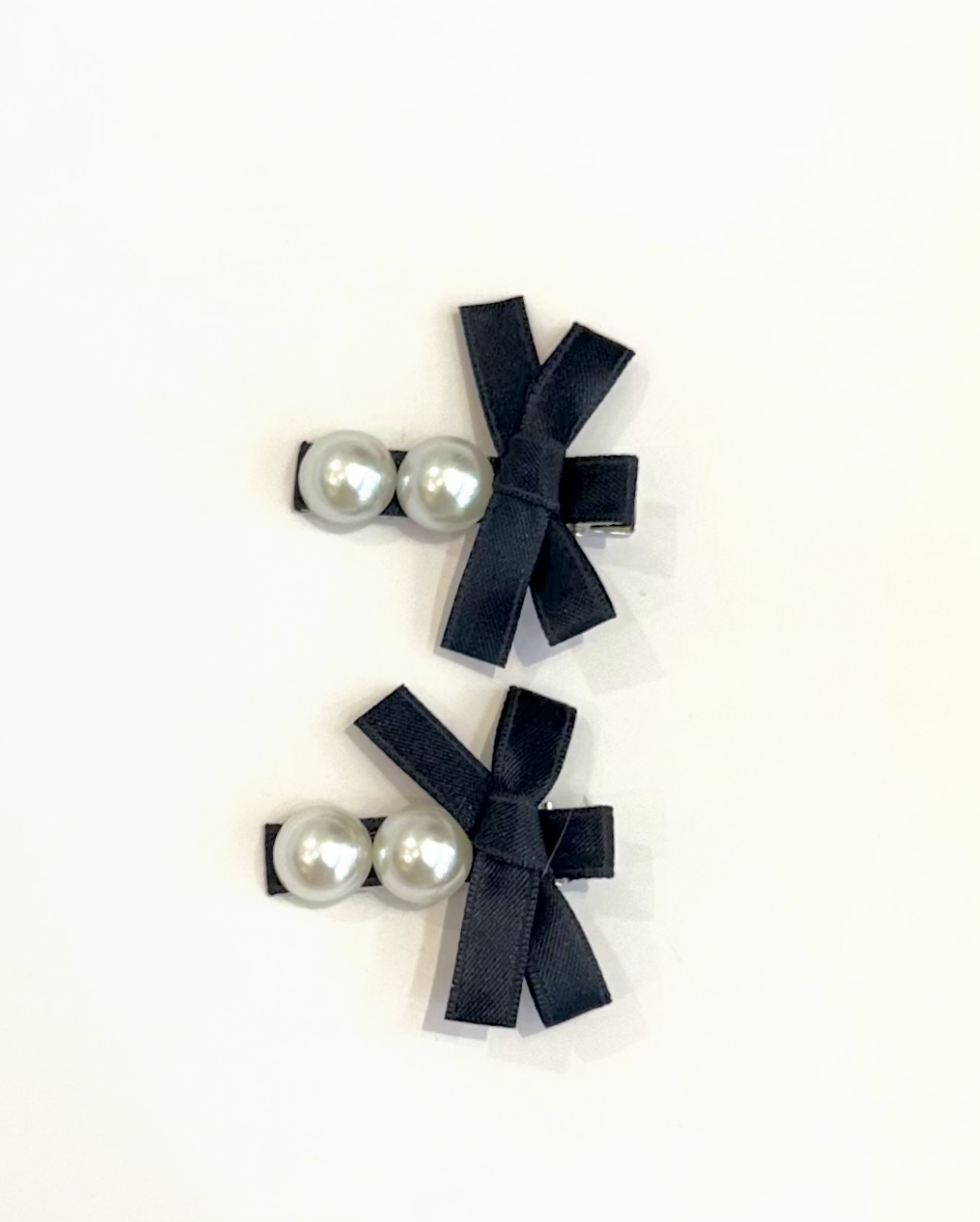 Pearl Decor Pins (2-Pack), Black