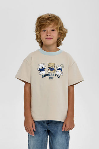 Playful Teddy Bears Printed T-Shirt