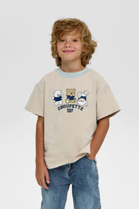 Playful Teddy Bears Printed T-Shirt