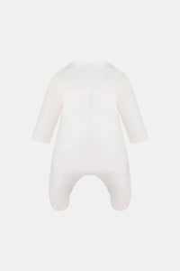 Soft Lace Coverall-Dress, White