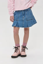 Cargar imagen en el visor de la galería, Frill Trim Denim Skirt