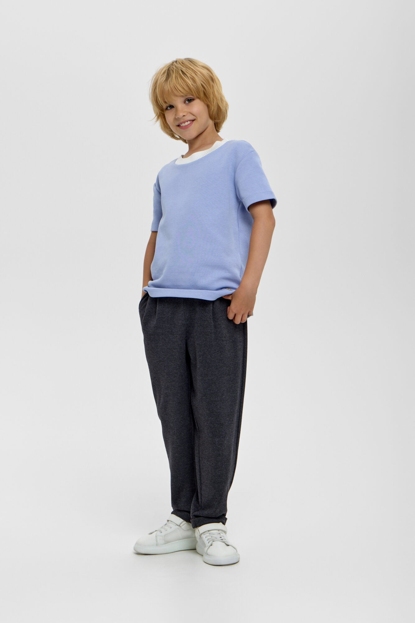 Pleated Soft Chinos