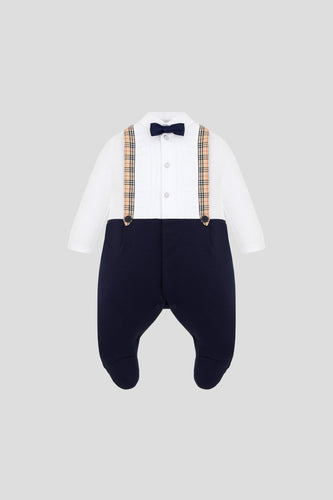 Checkered Suspenders Overall