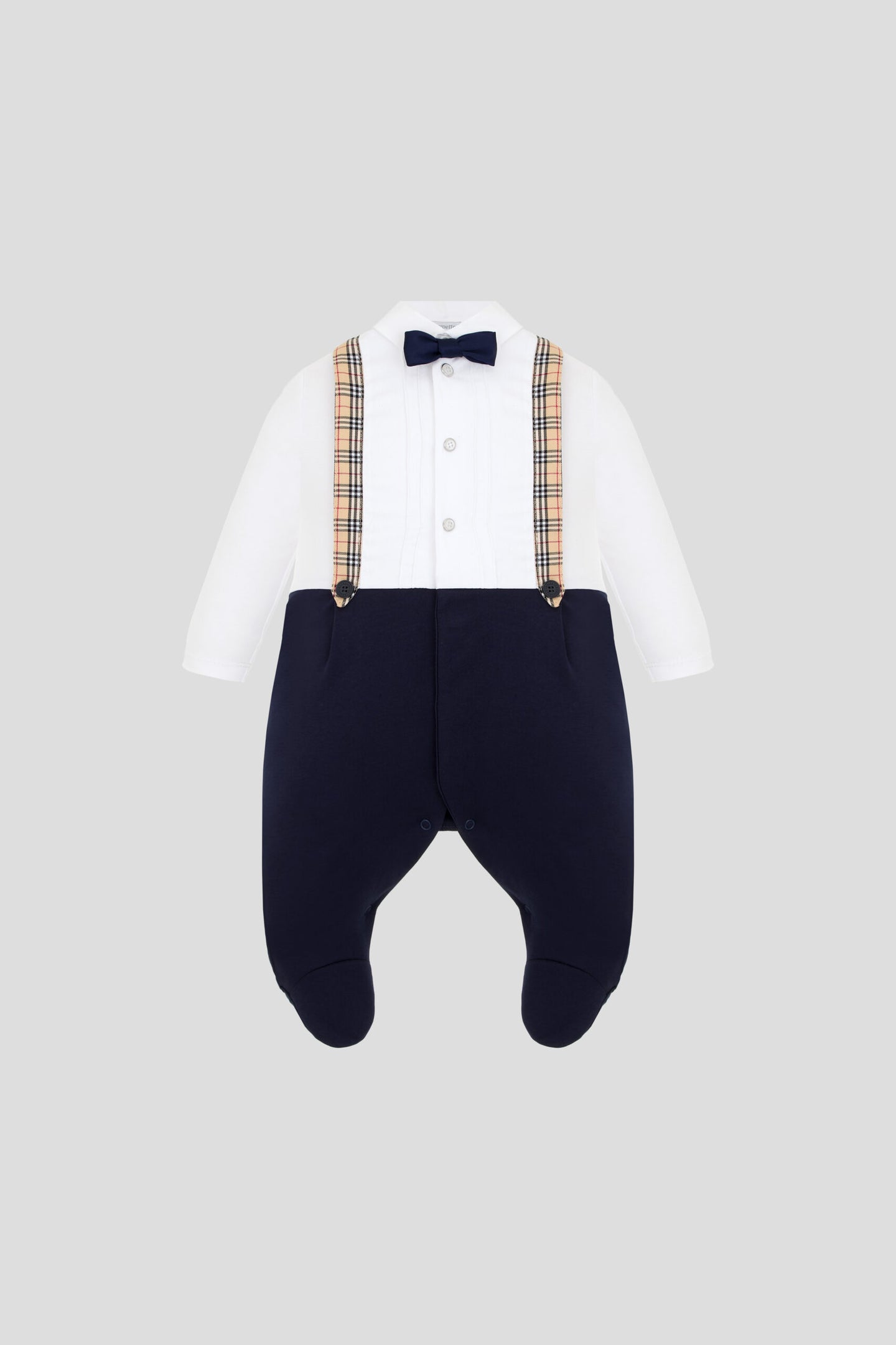 Checkered Suspenders Overall