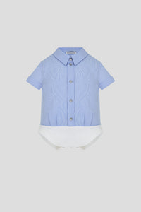 Two-Tone Bodysuit-Shirt