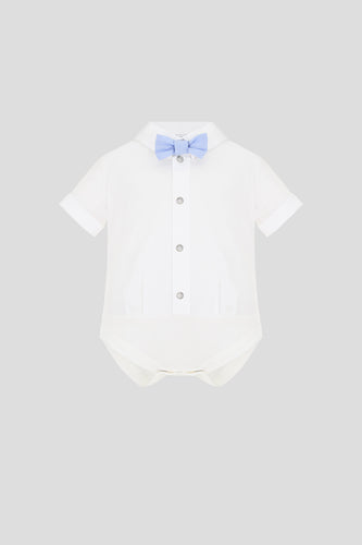 Bow-Tie Attached Bodysuit