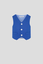 Load image into Gallery viewer, White Buttons Vest