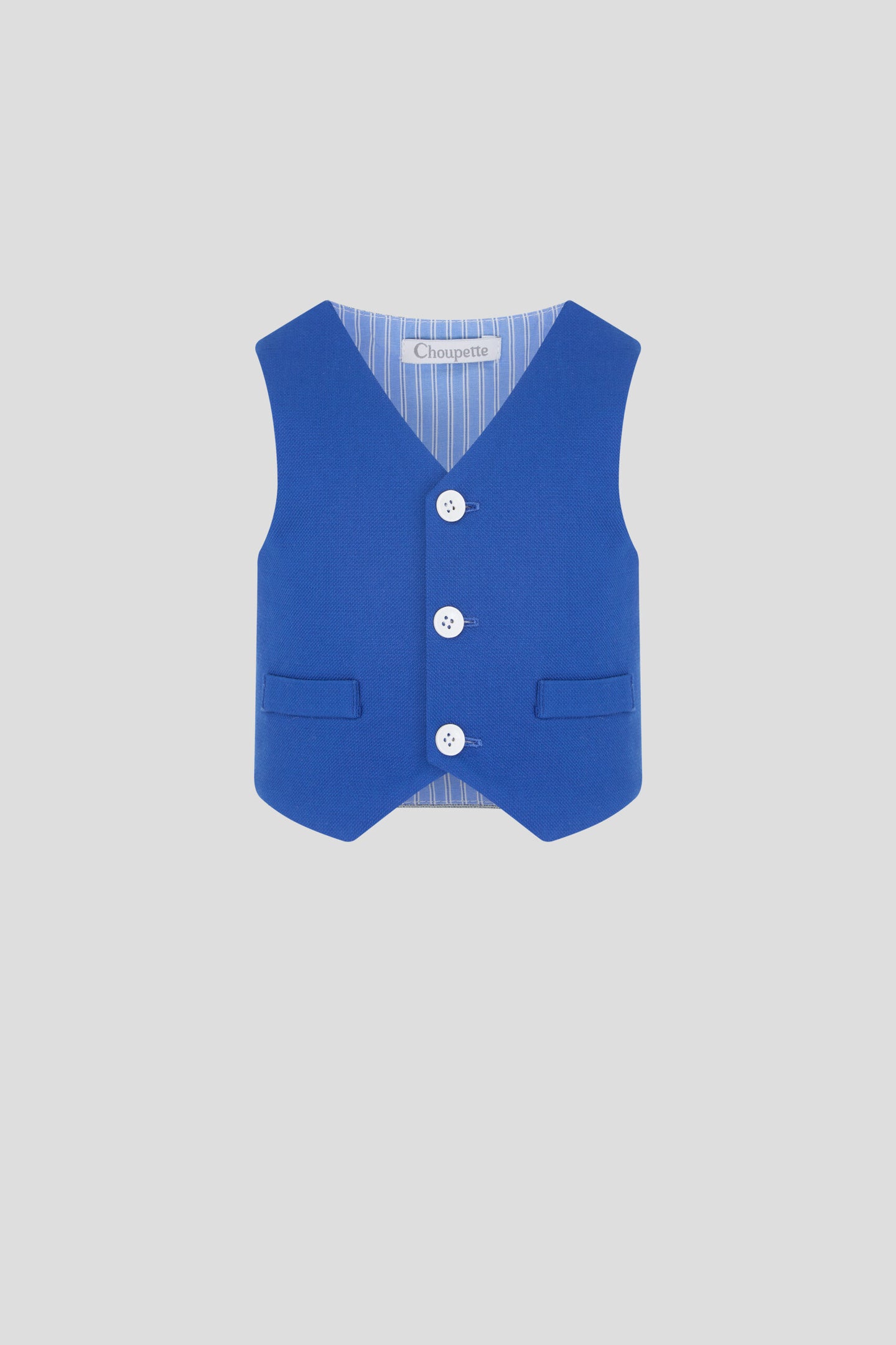 White Buttons Vest