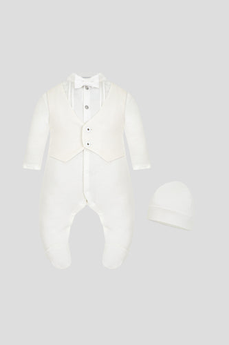 Elegant Vest Imitation Overall Set