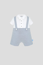 Load image into Gallery viewer, Bow-Tie and Suspenders Attached Romper
