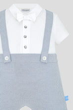 Load image into Gallery viewer, Bow-Tie and Suspenders Attached Romper