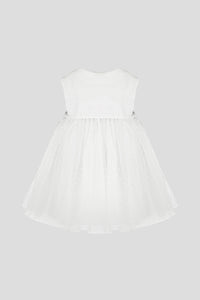 3D Gardenia Decor Dress with Bloomer