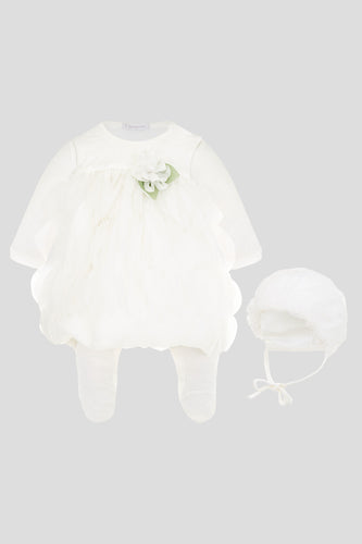 Balloon Skirt Coverall-Dress Set