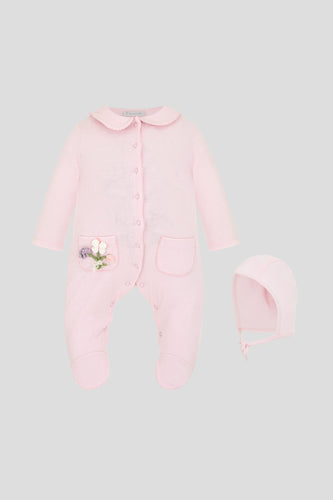 Flower Bouquet Decor Coverall, Pink