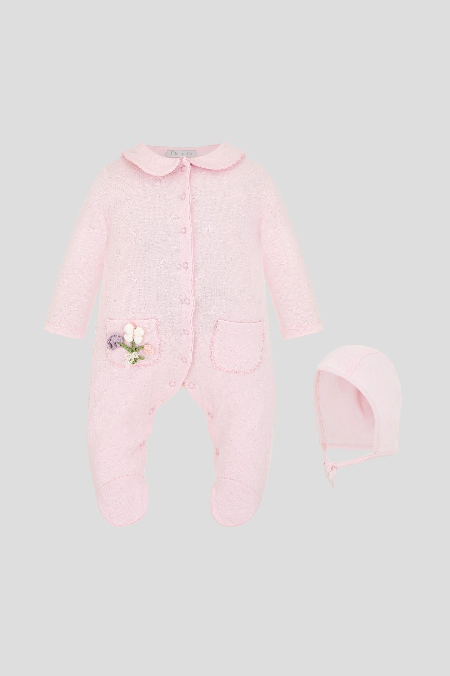 Flower Bouquet Decor Coverall, Pink