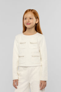 Embellished Tweed Set